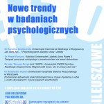 Przejdź do - Jubileuszowe Sympozjum Naukowe "Wieczór z Psychologią #10" 